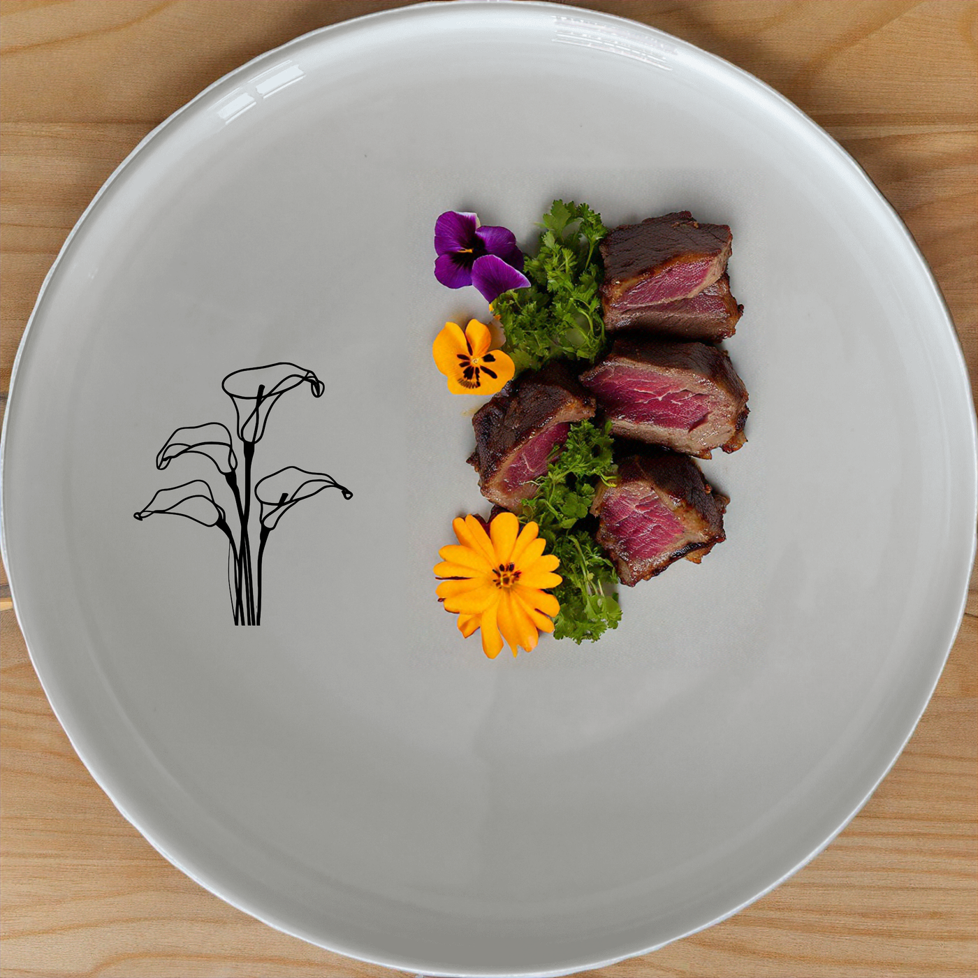 Arum Lilies Dinnerware Set of 12 - Range 2 is a stylish and versatile collection perfect for any dining occasion. This set features elegant designs that add a touch of sophistication to your table.