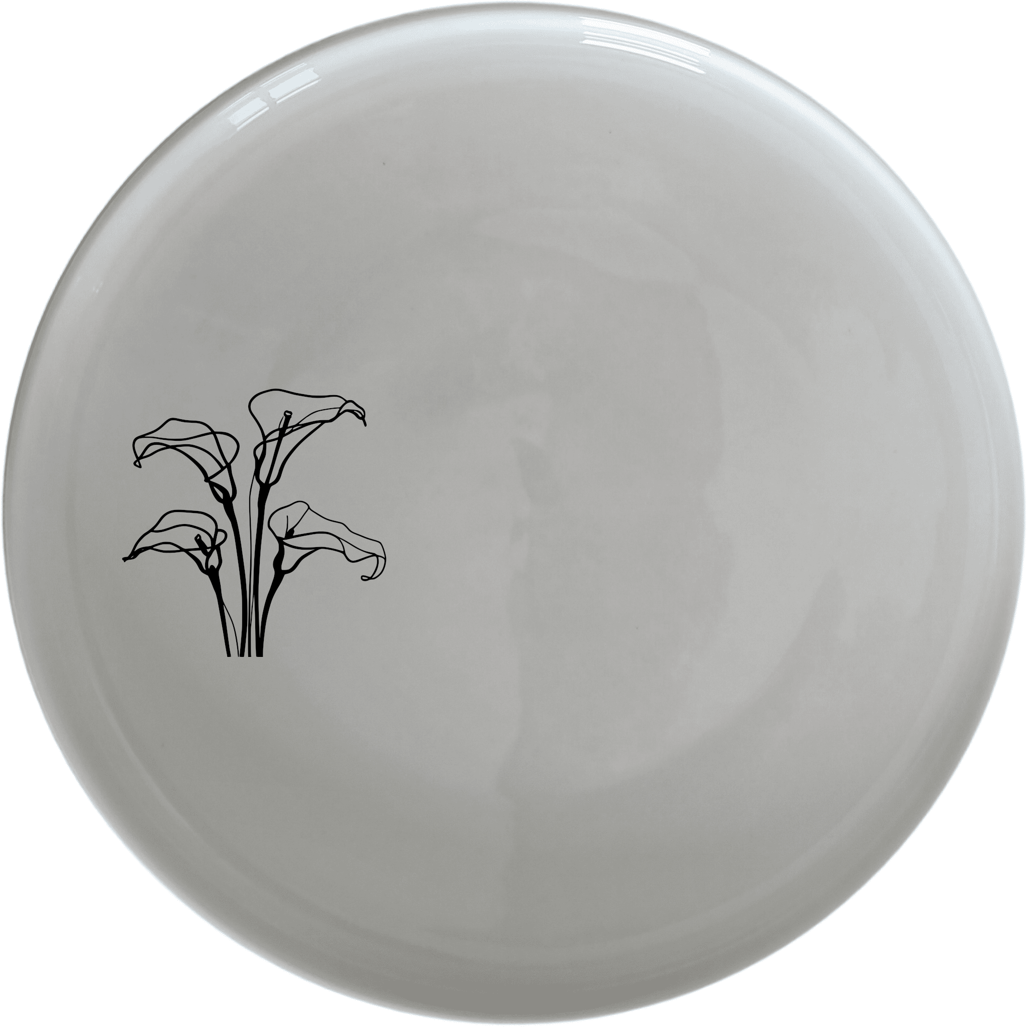 Arum Lilies Dinnerware Set of 12 - Range 3 is a stunning collection of ceramic plates and bowls, featuring elegant floral designs perfect for any dining occasion.