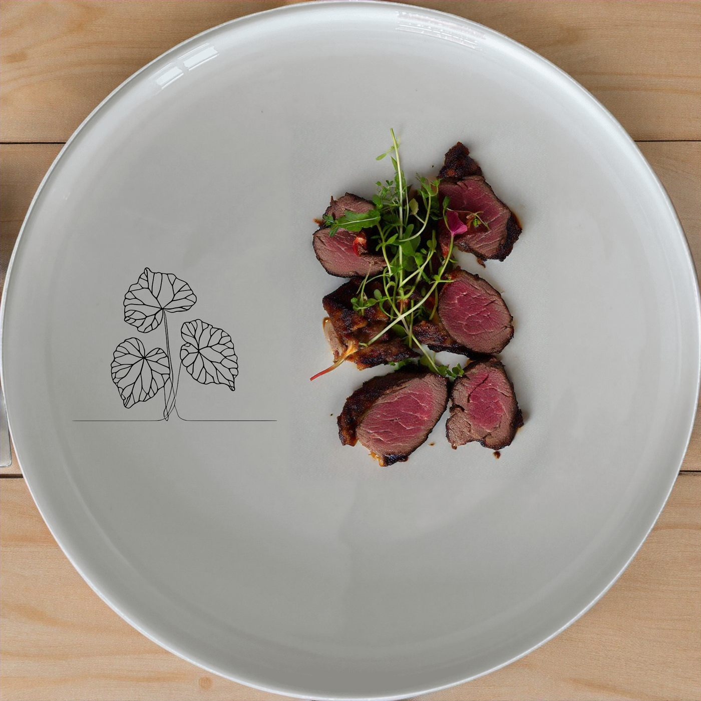 The Begonia Maculata Dinnerware Set of 12 - Range 1 brings a touch of nature to your dining table with its elegant design and versatile pieces.