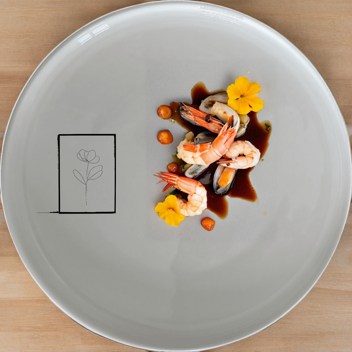 Botanical Pressed Flower Dinnerware Set of 12 - Range 1 is a stunning collection of ceramic plates featuring delicate pressed flower designs. Perfect for any dining occasion.