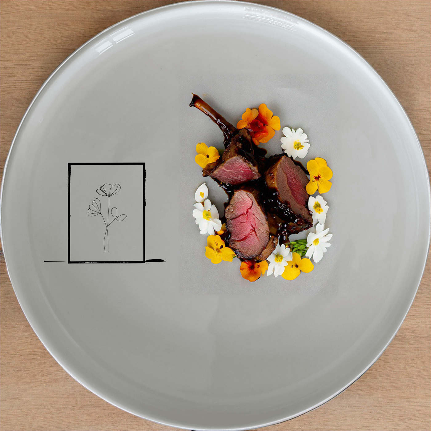 Botanical Pressed Flowers Dinnerware Set of 12 - Range 3 is a stylish and elegant set that brings nature to your table. Perfect for any occasion.