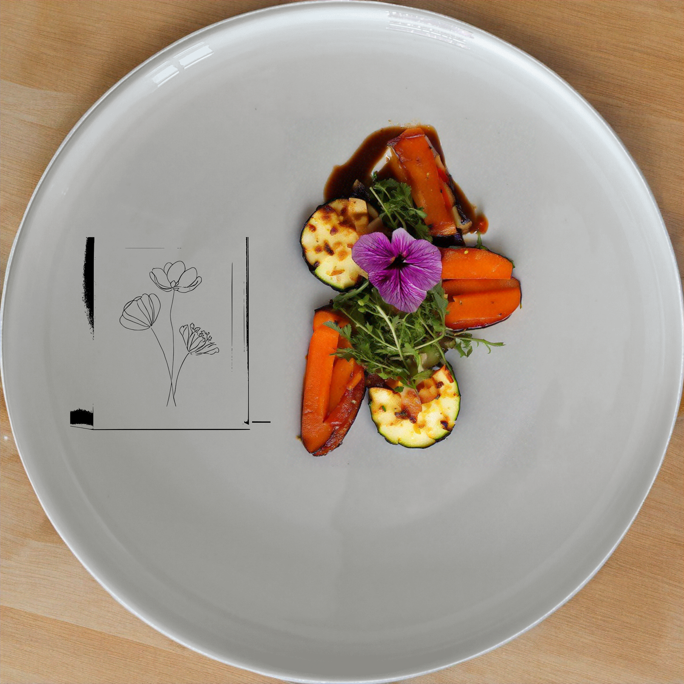 Botanical Pressed Flowers Dinnerware Set of 12 - Range 4 is a stunning collection of ceramic plates featuring delicate pressed flower designs. Perfect for elevating any dining experience.