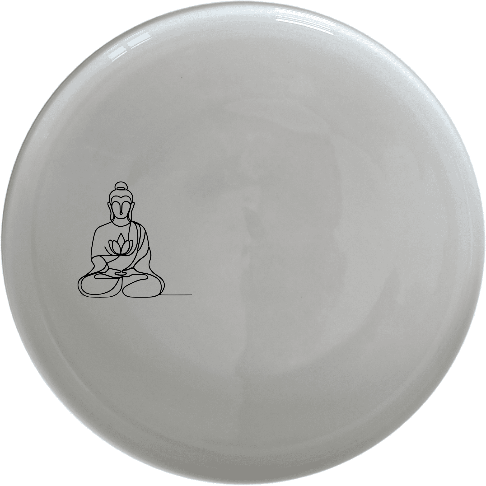 Budist Imagery Dinnerware Set of 12 - Range 1 is a beautifully designed set that brings a serene and contemplative touch to your dining experience.