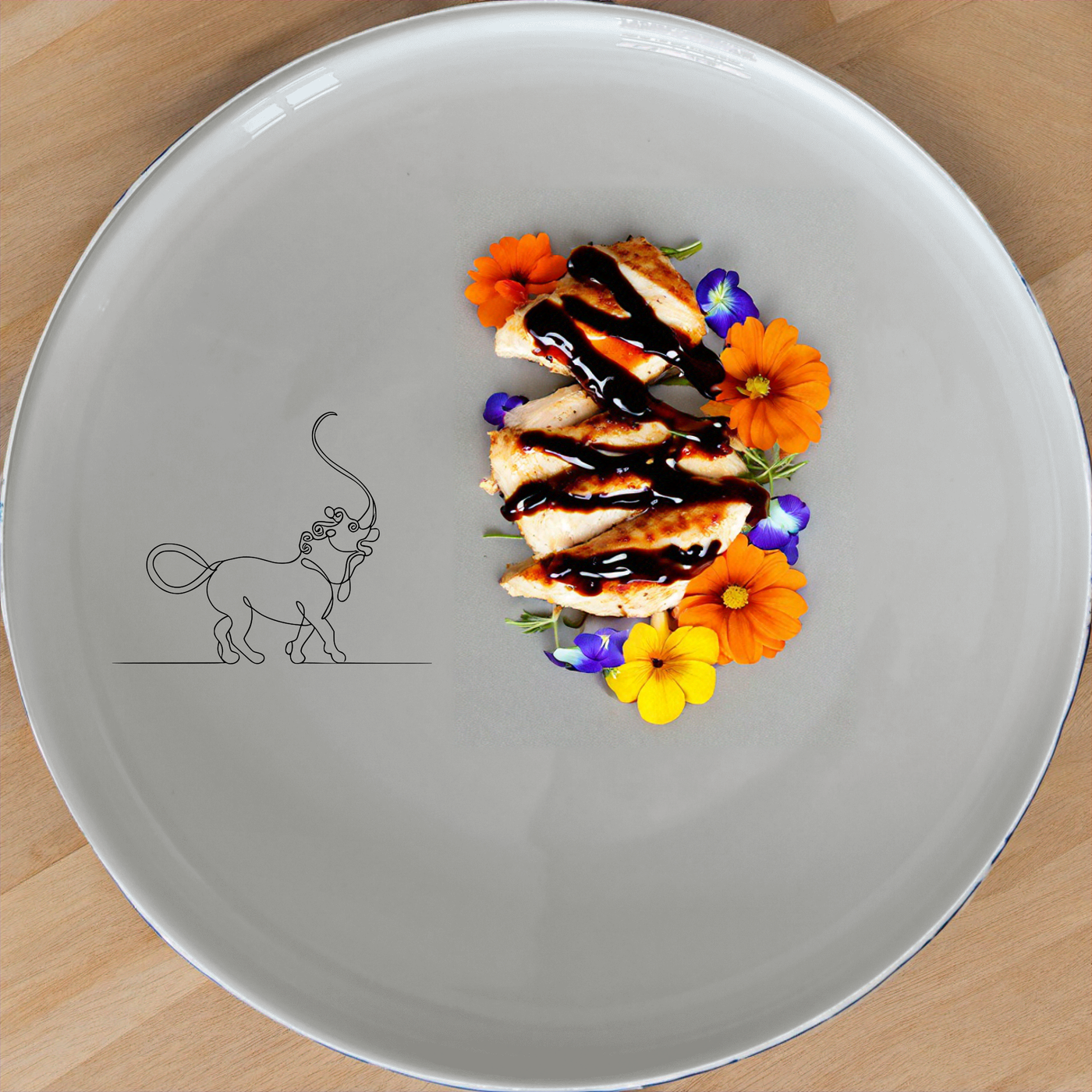 The Chinese Cultural Imagery Dinnerware Set of 12 - Range 1 brings traditional artistry to your table, featuring elegant designs inspired by ancient motifs.