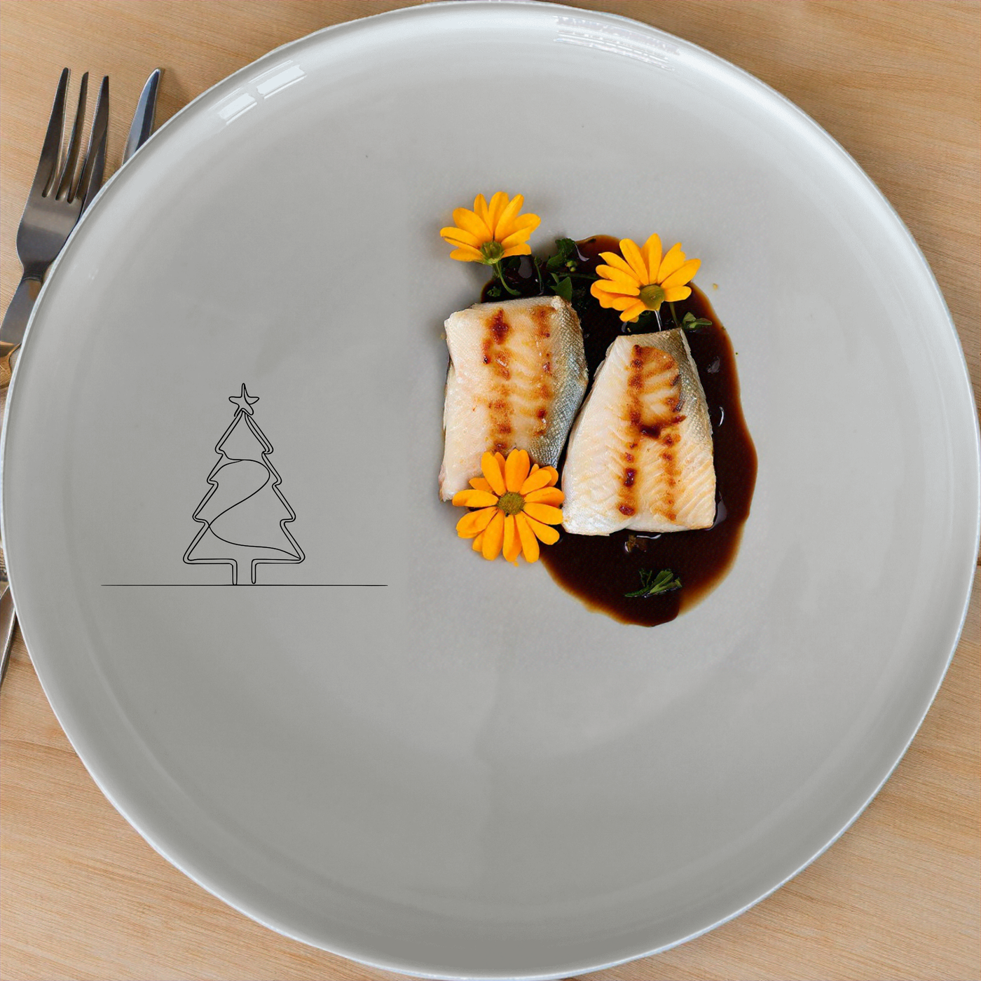 The Christmas Imagery Dinnerware Set of 12 - Range 1 brings festive cheer to your table with elegant designs perfect for holiday gatherings.