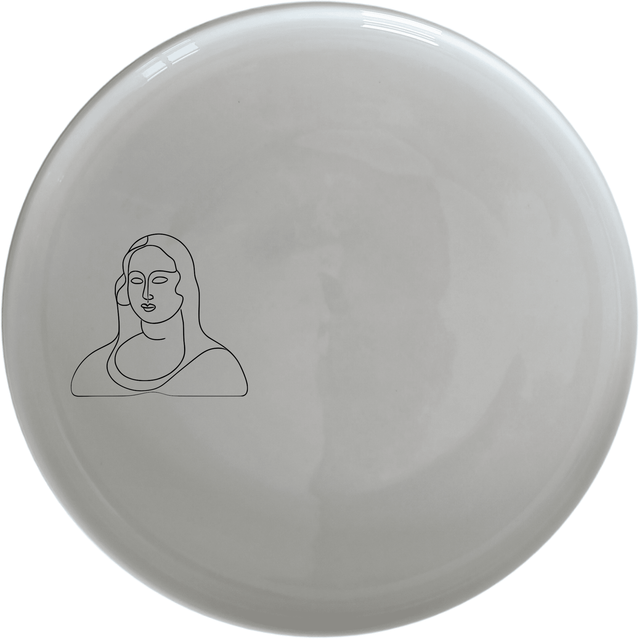 The Curvy Fat Mona Lisa Dinnerware Set of 12 - Range 2 is a stylish and unique dinner set featuring an iconic artwork design, perfect for any dining occasion.