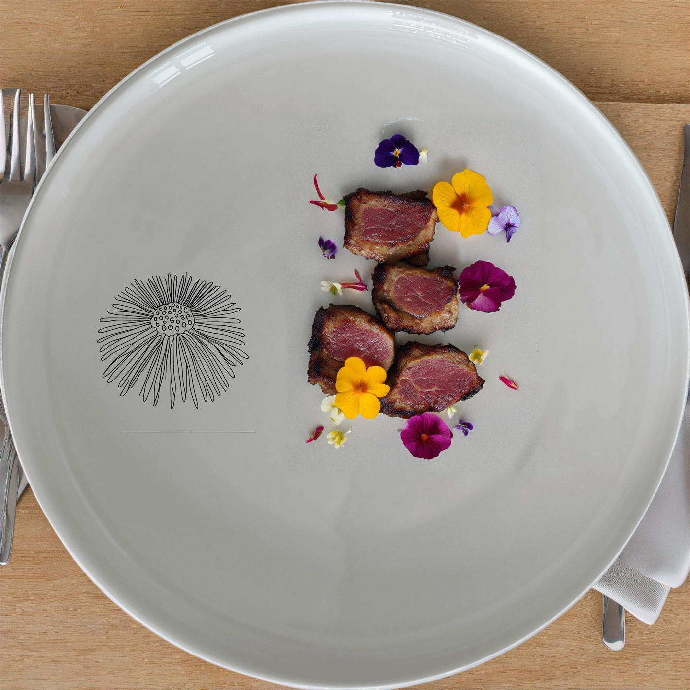 Delicate Sea Urchins Dinnerware Set of 12 - Range 3 is a stunning collection of ceramic plates and bowls, perfect for elevating any dining experience.