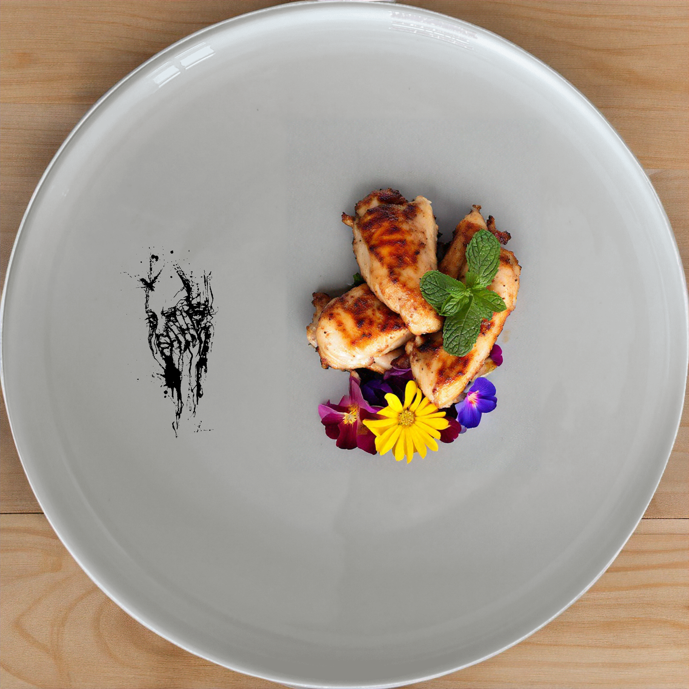 The Doriana Abstract Dinnerware Set of 12 - Range 1 offers a modern and artistic touch to your dining experience with its unique abstract design.