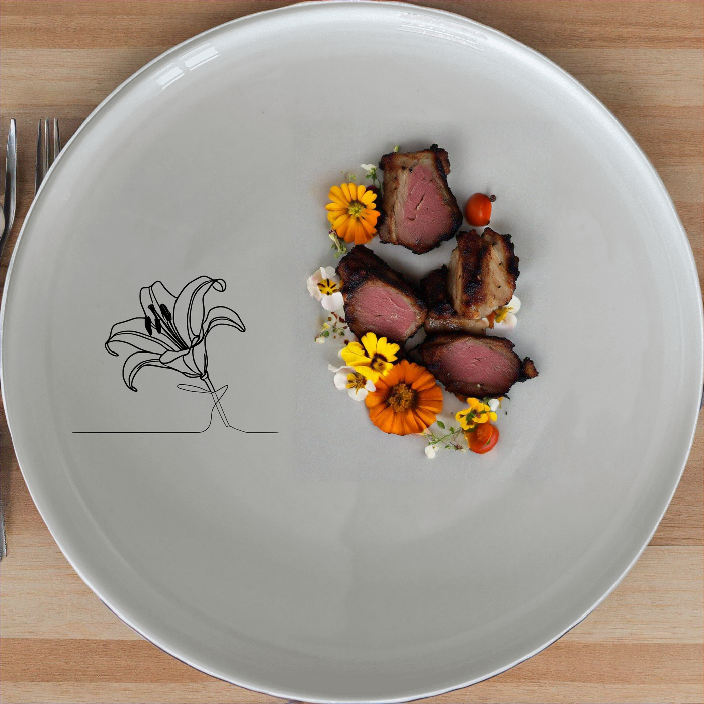 Easter Lilly Dinnerware Set of 12 - Range 3 is a stylish and versatile dinnerware set perfect for any occasion. This set includes four dinner plates, four side plates, and four bowls, all featuring a delicate Easter Lilly design.