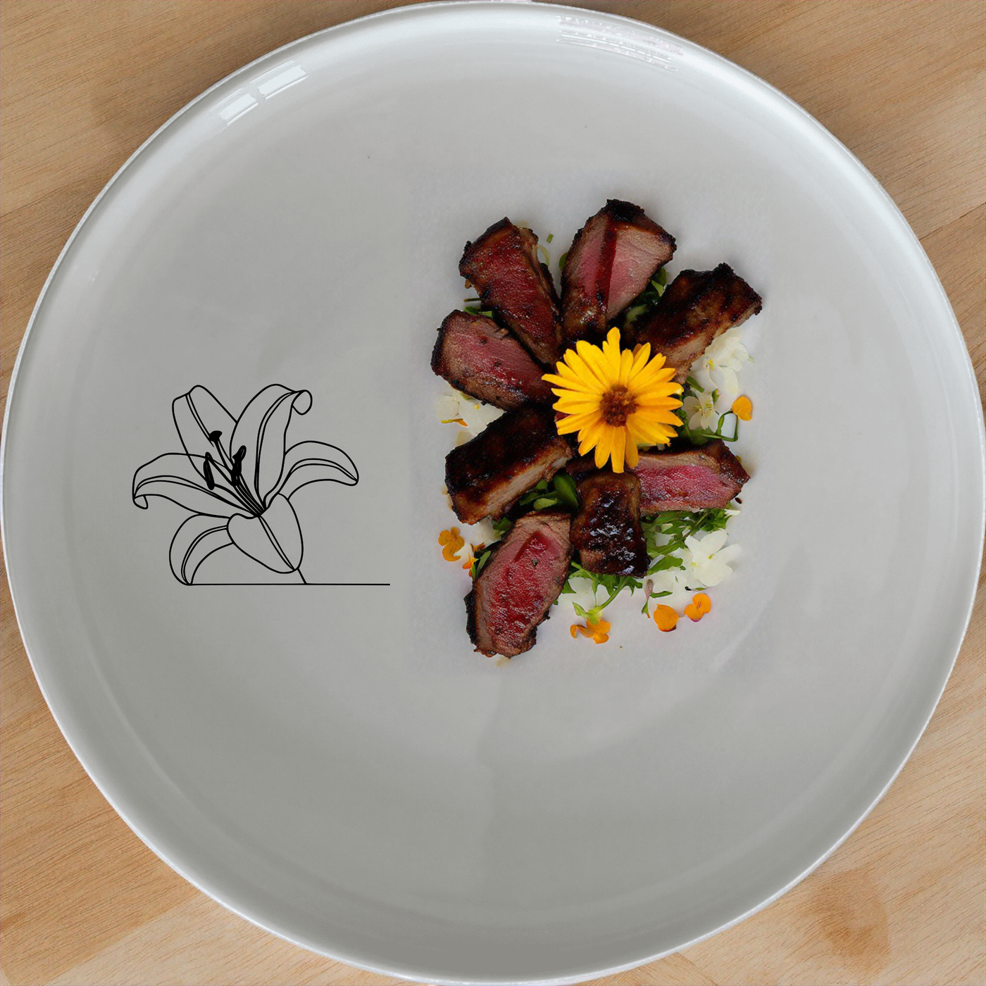 The Easter Lilly Dinnerware Set of 12 - Range 4 combines timeless elegance with modern design, perfect for any dining occasion.