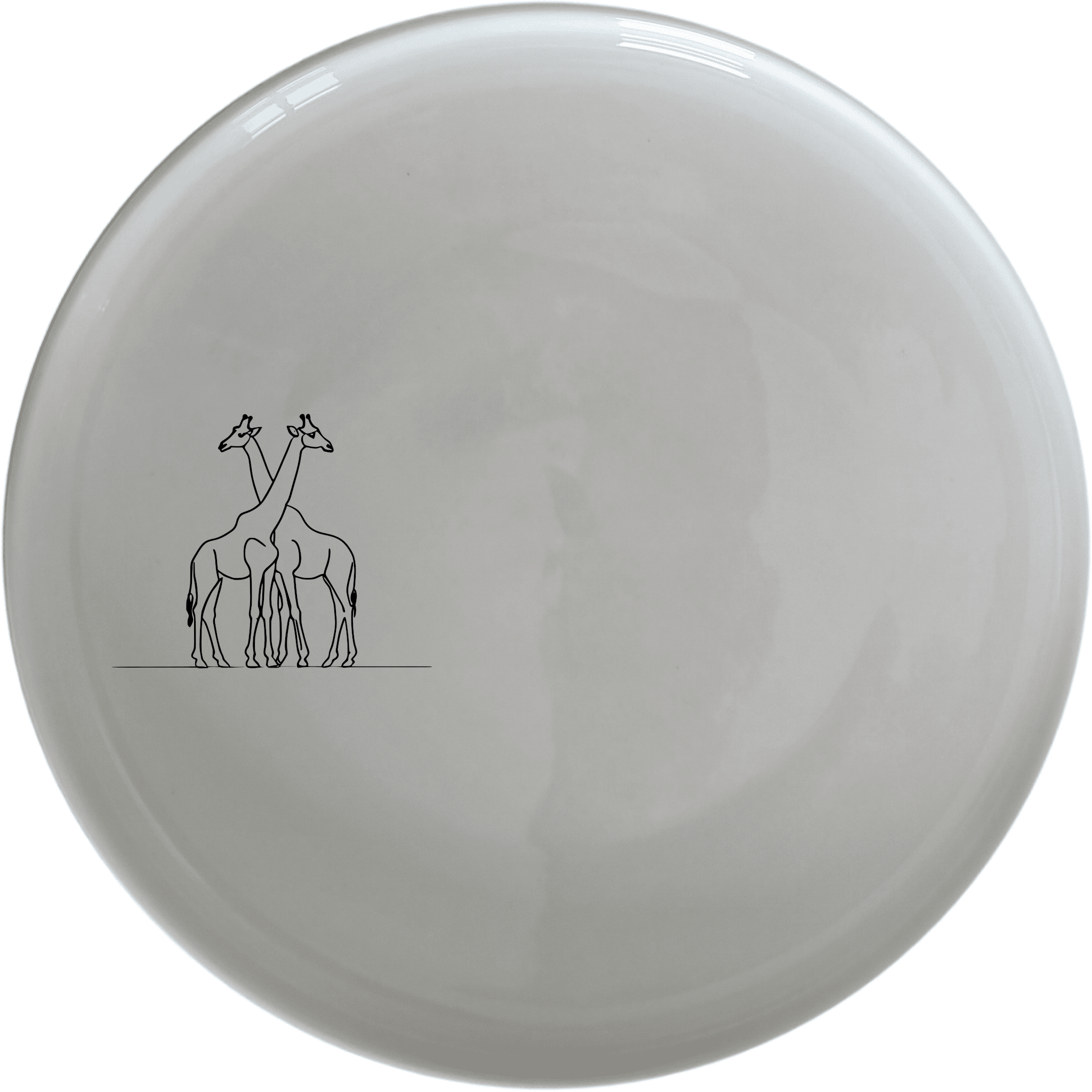 Elongated Intertwined Giraffes Dinnerware Set of 12 - Range 4 is a stylish and unique dinnerware set featuring elegant giraffe designs, perfect for any dining occasion.