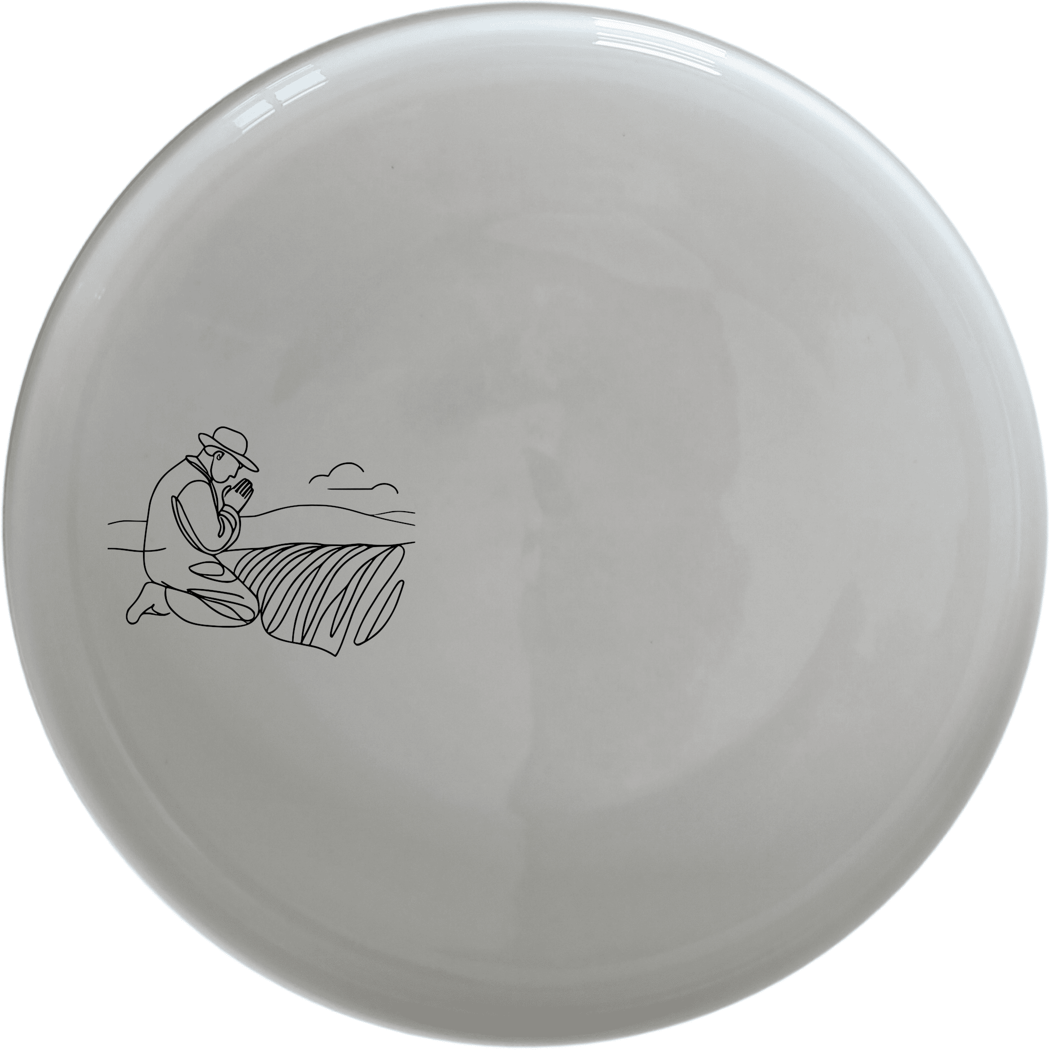 Farmer Praying Field Dinnerware Set of 12 - Range 3 is a beautifully crafted ceramic set that brings a touch of rural charm to your dining table.