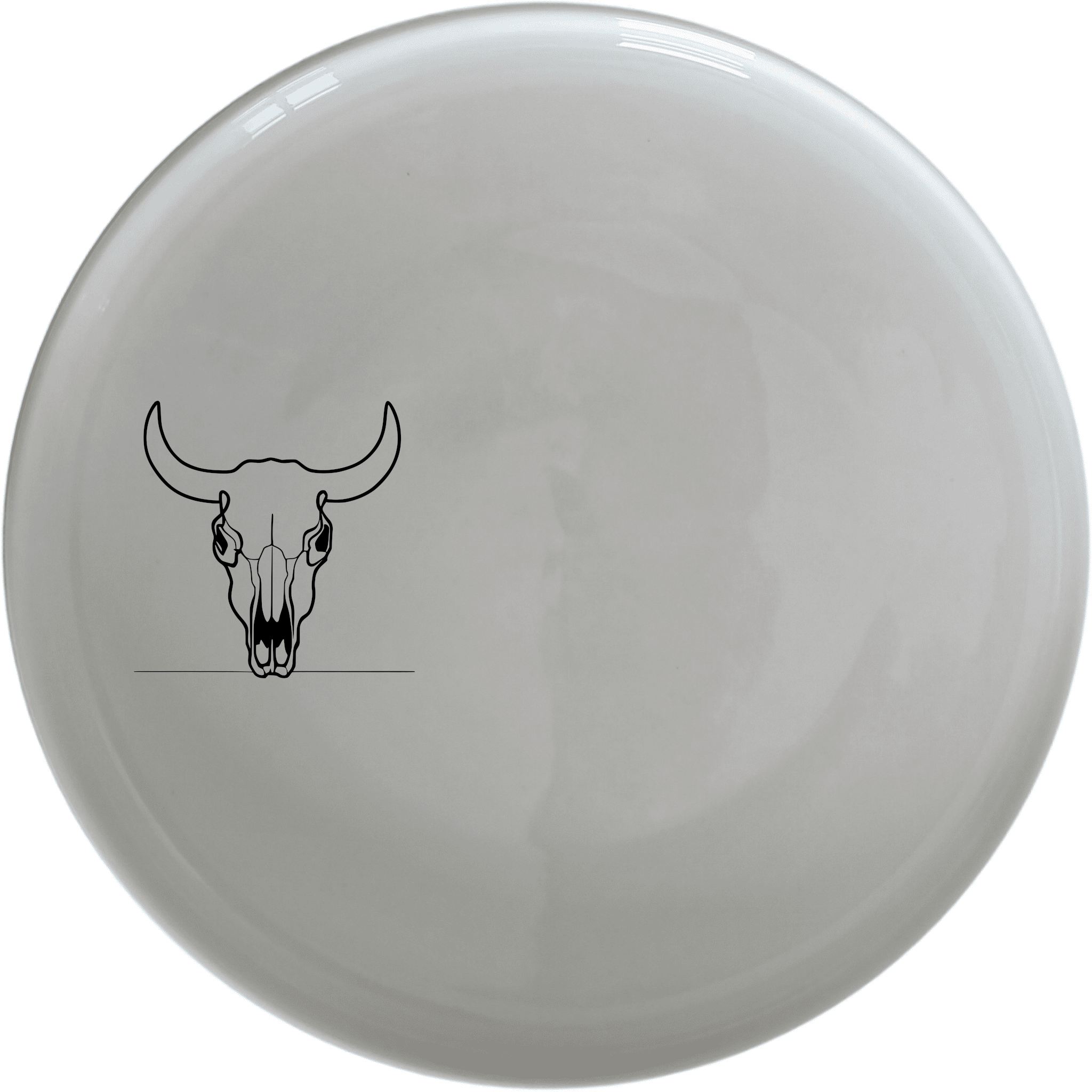 Frontfacing Cow Skull Dinnerware Set of 12 - Range 1 is a stylish and modern dinnerware set that adds a touch of rustic charm to your dining experience.