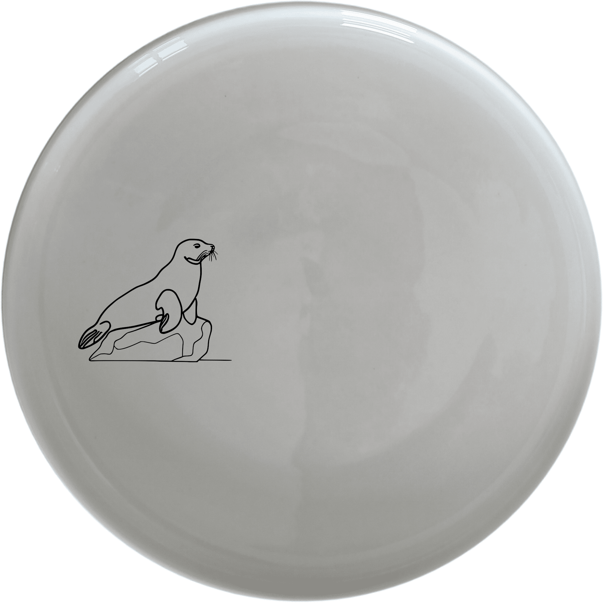 The Harbor Seal Rock Dinnerware Set of 12 - Range 1 features unique ceramic plates with a charming harbor seal design, perfect for everyday meals and special occasions.