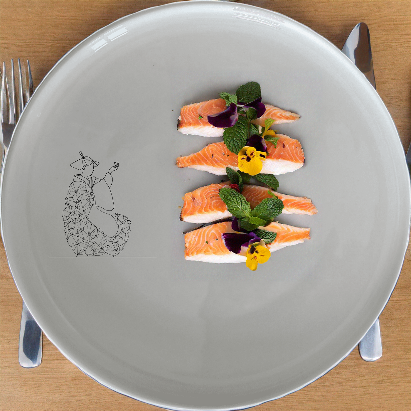 Japanese Cultural Imagery Dinnerware Set of 12 - Range 1 offers a unique and stylish addition to your dining collection.