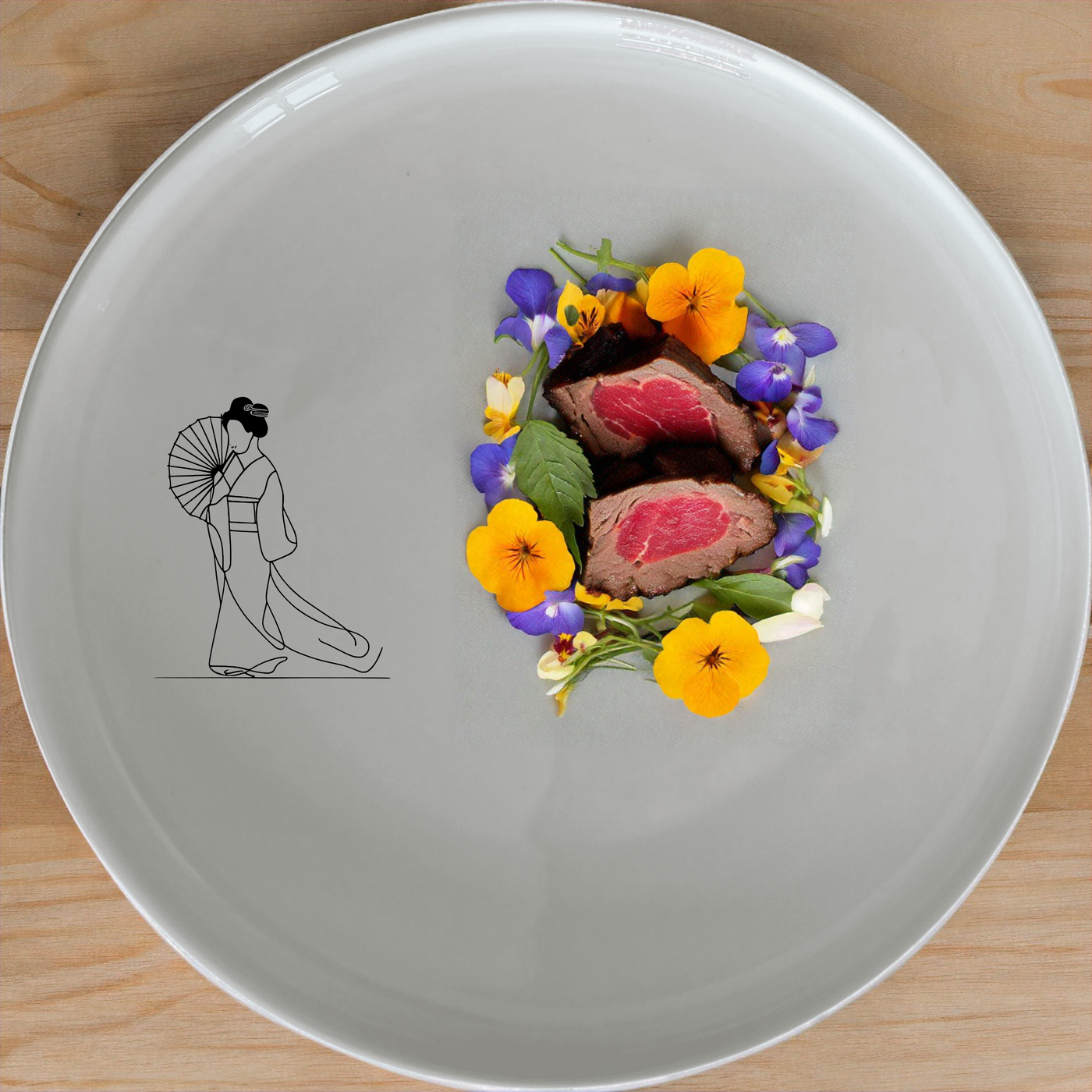 Japanese Cultural Imagery Dinnerware Set of 12 - Range 2 is a beautiful and unique dinner set that features traditional Japanese imagery. This set includes 12 pieces, making it perfect for any dinner party or special occasion.