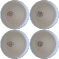 Leonardo Vinci Geometric Knots Bowl Set of 4 - Range 2 is a stylish and modern addition to any kitchen, perfect for everyday use or special occasions.