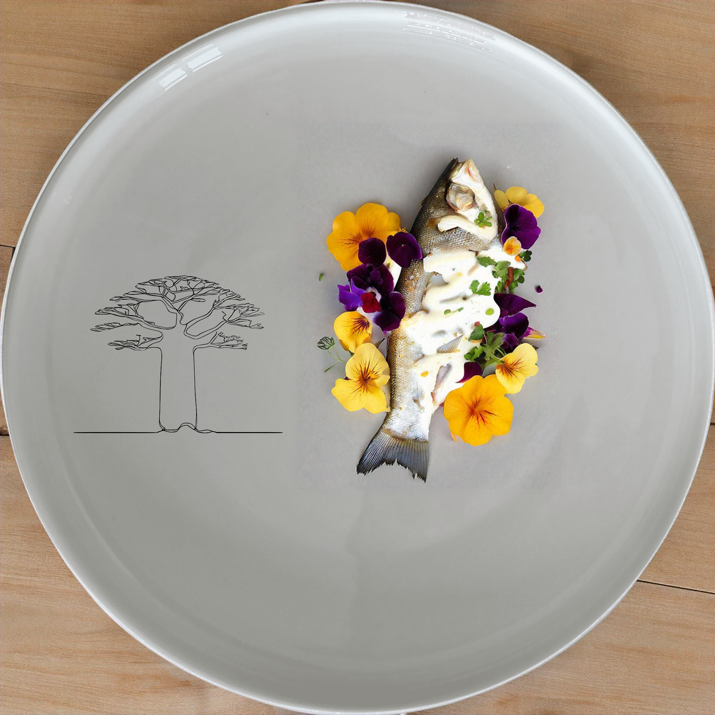 The Majestic Boabab Tree Dinnerware Set of 12 - Range 4 combines modern design with timeless elegance, perfect for any dining occasion.