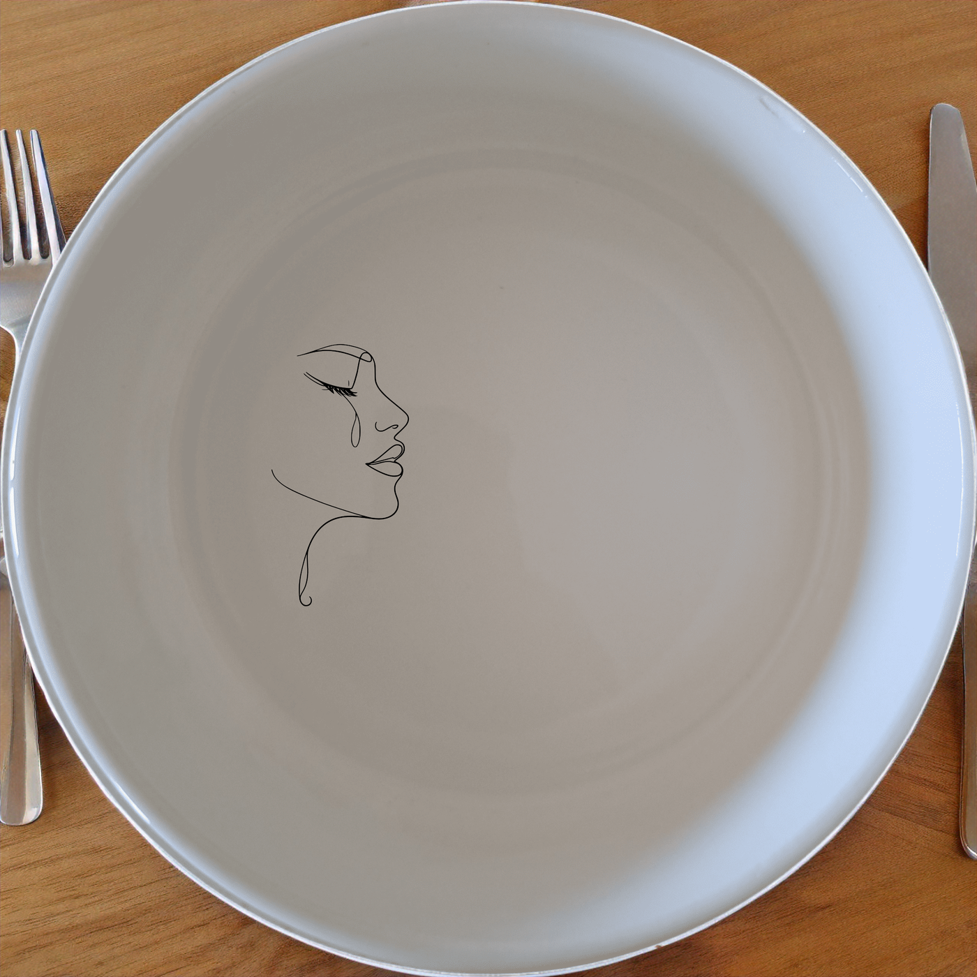 Minimalist Woman Face Bowl Set of 4 - Range 1 is a stylish and modern addition to your kitchen, perfect for everyday use or special occasions.