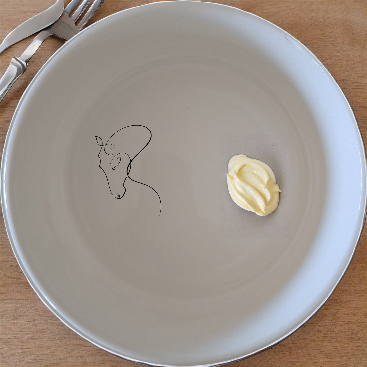 Minimalist Simple Line Horse Bowl Set of 4 - Range 1 is a stylish and modern addition to your kitchen. These 12cm bowls feature a sleek design with a subtle horse silhouette, perfect for everyday use or special occasions. Crafted from durable ceramic, they are microwave and dishwasher safe. Ideal for serving cereals, soups, or desserts.