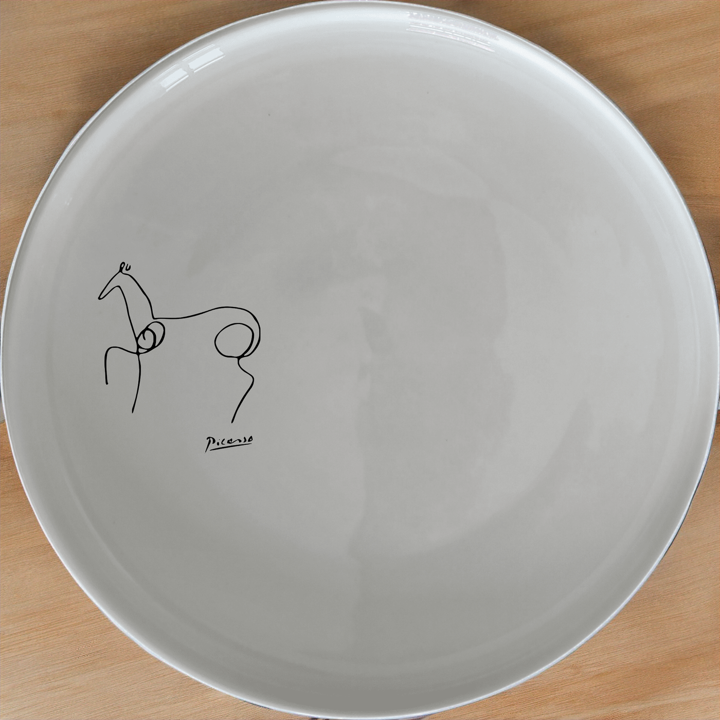 Picasso Horse Dinner Plate Set of 4 - Range 1 features iconic artwork, perfect for modern dining and art enthusiasts.