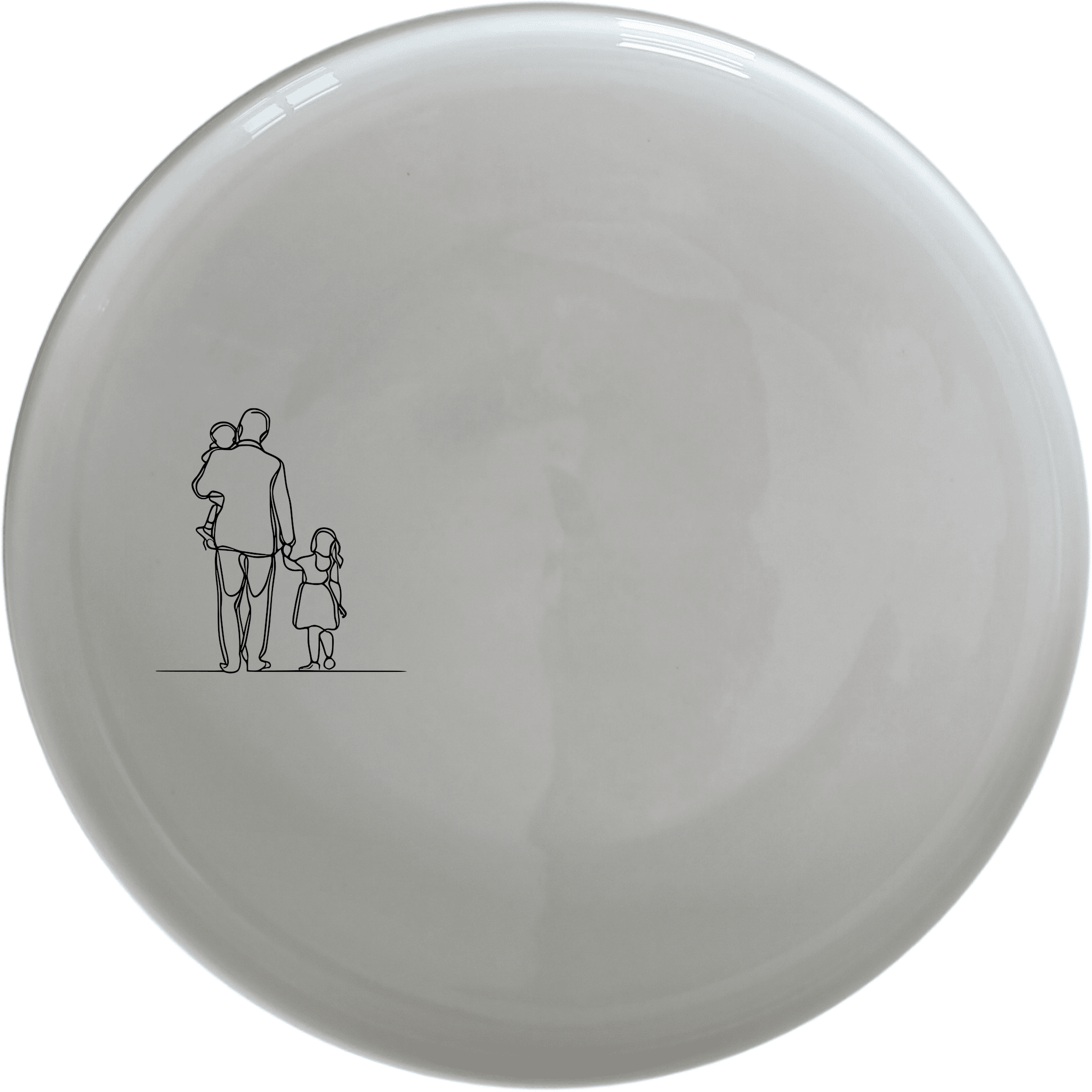 The Sillohette Father Daughter Dinnerware Set of 12 - Range 1 is a charming and elegant collection of ceramic plates, bowls, and saucers that bring a touch of family warmth to your dining table.