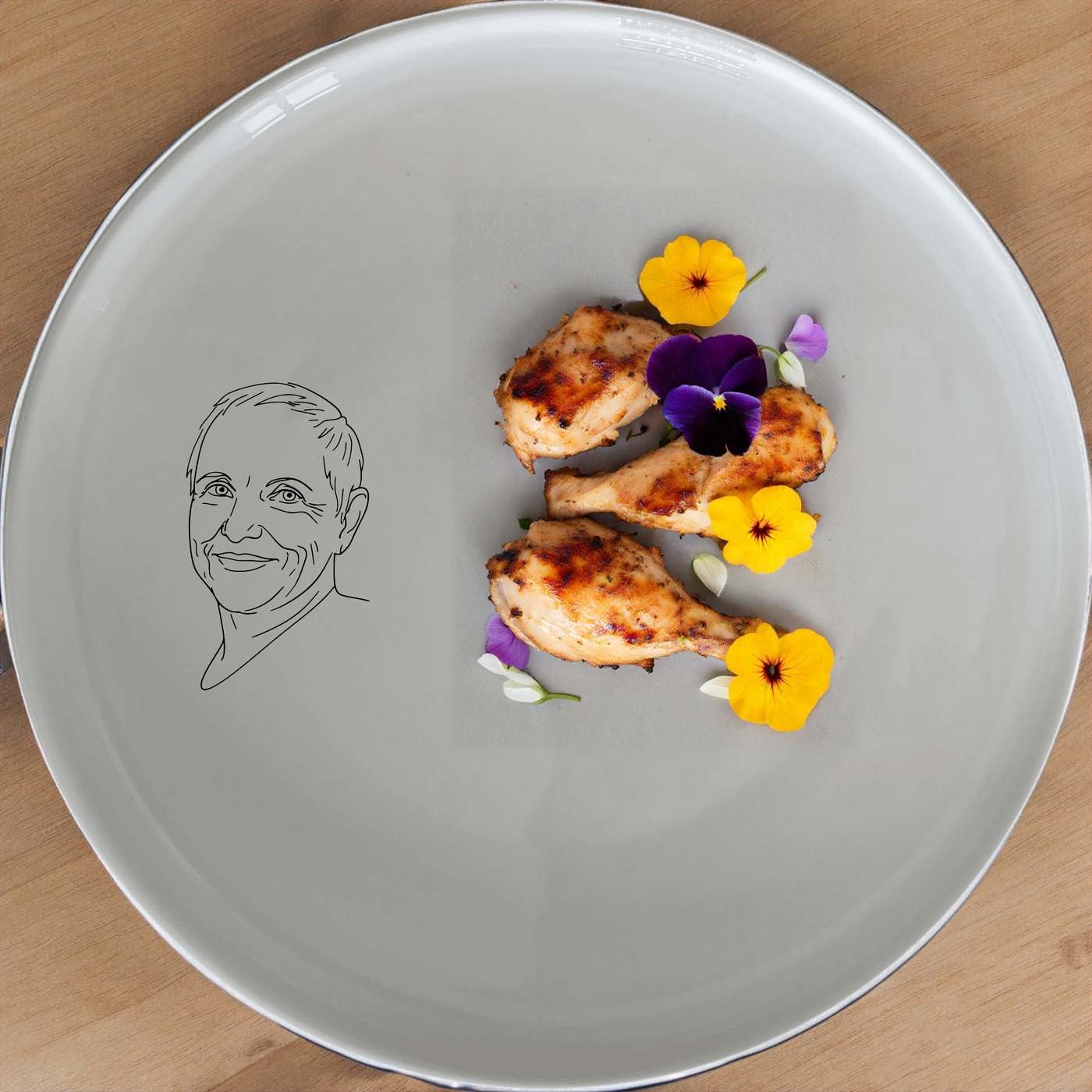 Wise South African Ouma Side Plate Set of 4 - Range 1 offers a unique and stylish addition to your dining collection.