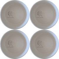Your Imagination of Human Conscience Bowl Set of 4 - Range 2 is a modern and artistic addition to any kitchen. This set features four beautifully designed bowls that combine functionality with aesthetic appeal.