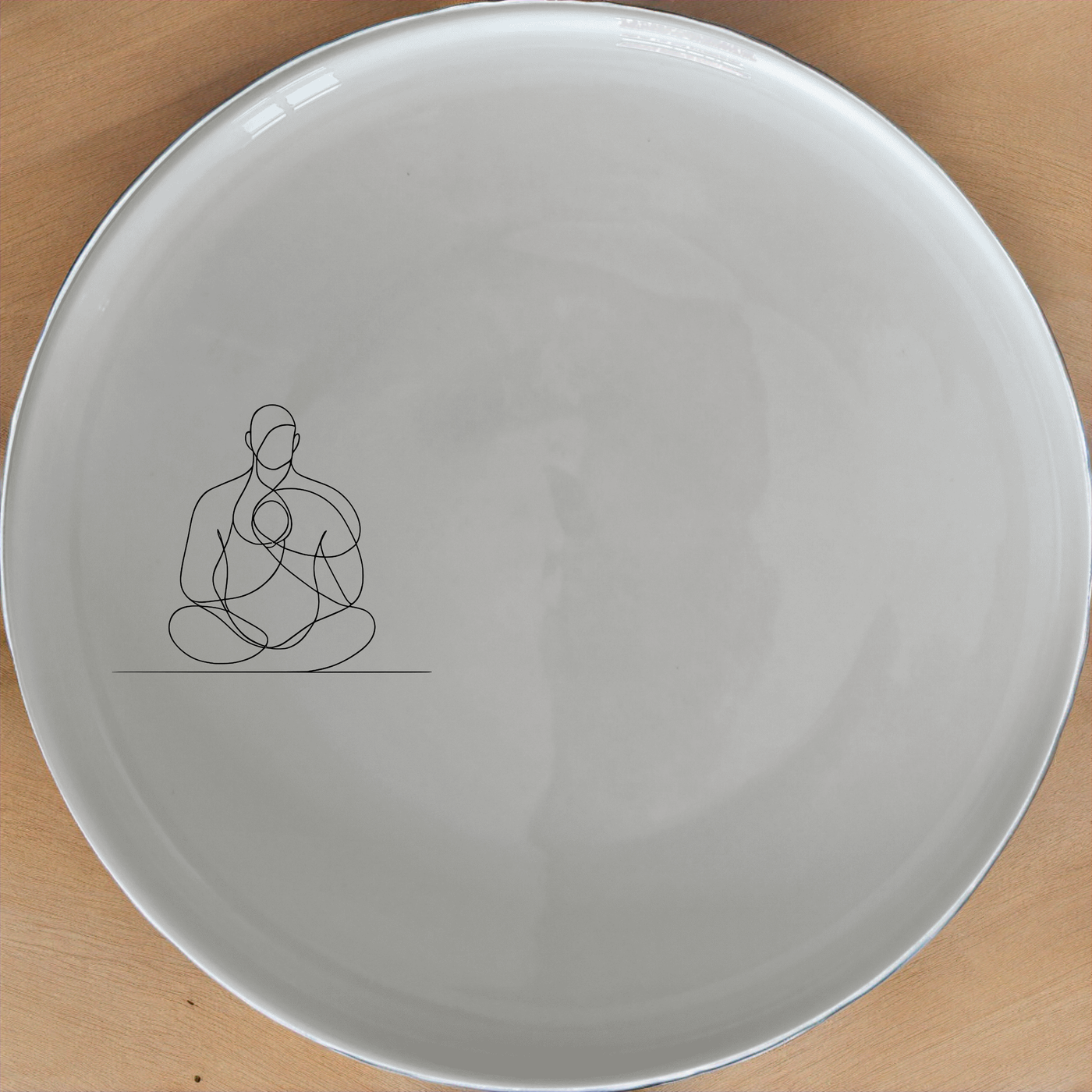 Your Imagination Human Conscience Dinner Plate Set of 4 - Range 3 offers a unique and thoughtful design perfect for any dining occasion.
