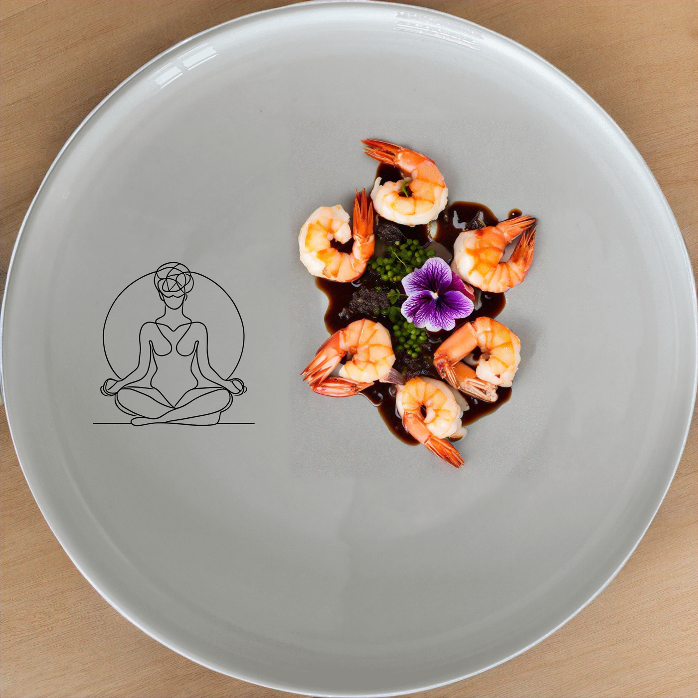 Your Imagination Human Conscience Dinner Plate Set of 4 - Range 4 offers a unique and artistic design perfect for any modern kitchen. This set of four dinner plates features a striking illustration that adds a touch of creativity to your dining experience. Crafted from high-quality ceramic, these plates are durable, dishwasher-safe, and microwave-safe, making them ideal for everyday use or special occasions.