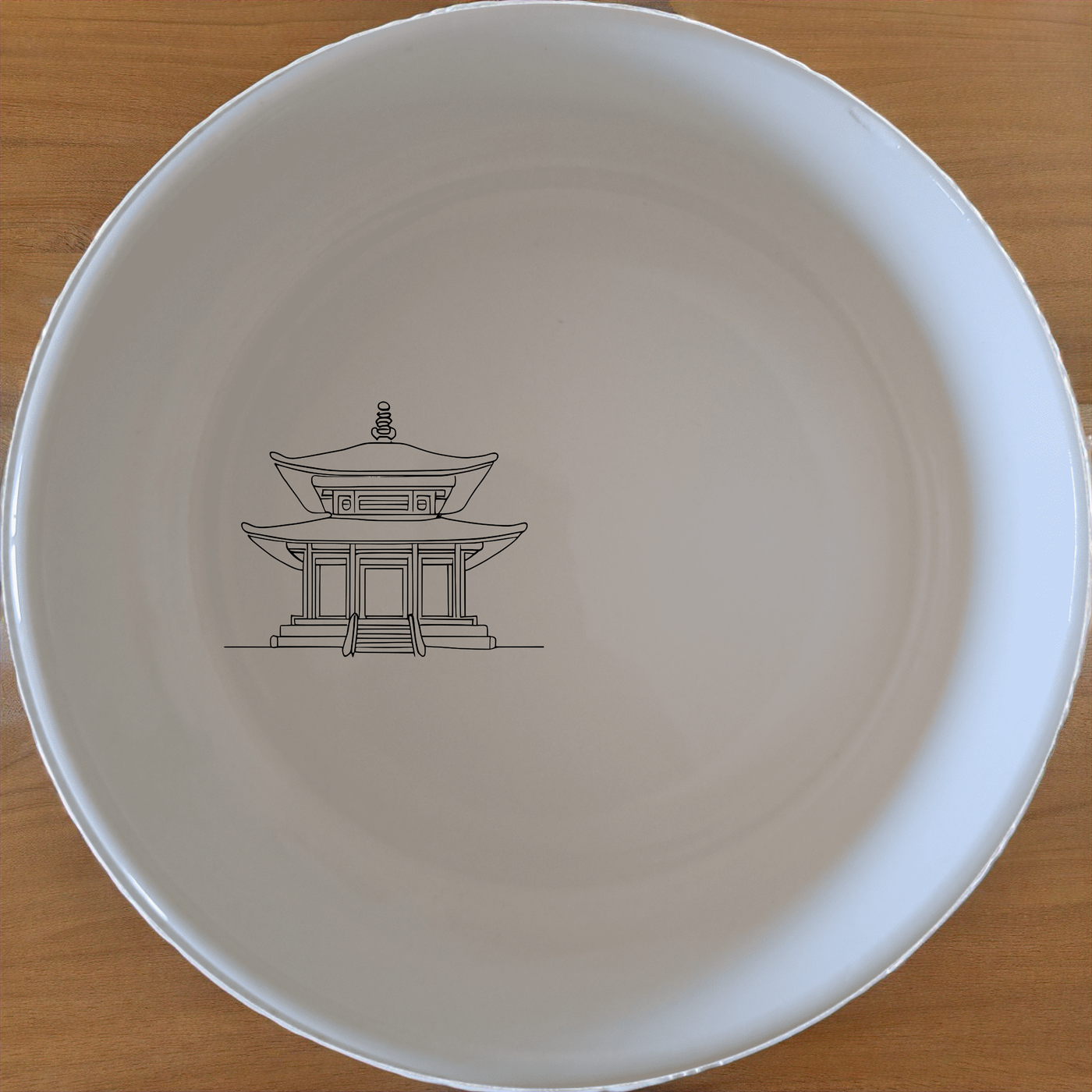Abstract Japanese Shinto Temple Bowl Set of 4 - Range 4 is a unique and stylish addition to your kitchen, perfect for any occasion.
