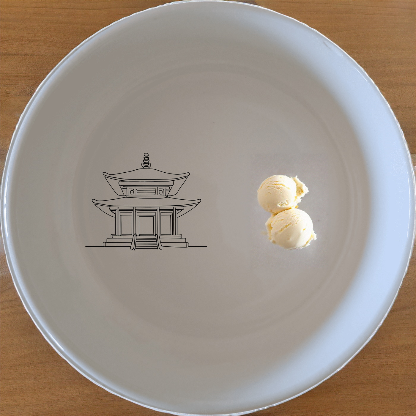 Abstract Japanese Shinto Temple Bowl Set of 4 - Range 4 is a unique and stylish addition to your kitchen, perfect for any occasion.