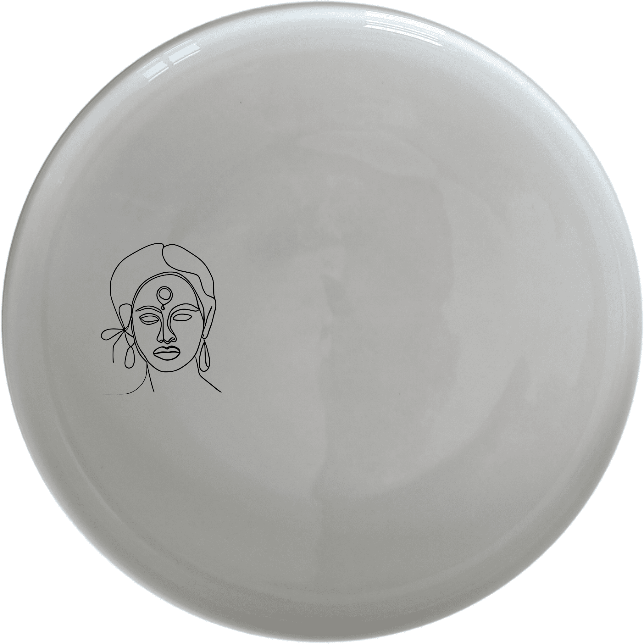 Face Maasi Young Woman Side Plate Set of 4 - Range 4 adds a unique touch to your dining table with its elegant design and quality craftsmanship.