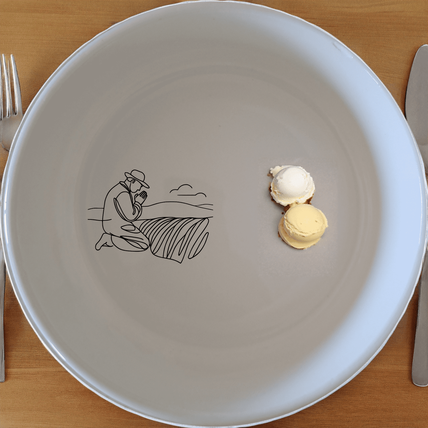 Farmer Praying Field Bowl Set of 4 - Range 3 is a beautiful and unique set of four bowls, perfect for any kitchen.