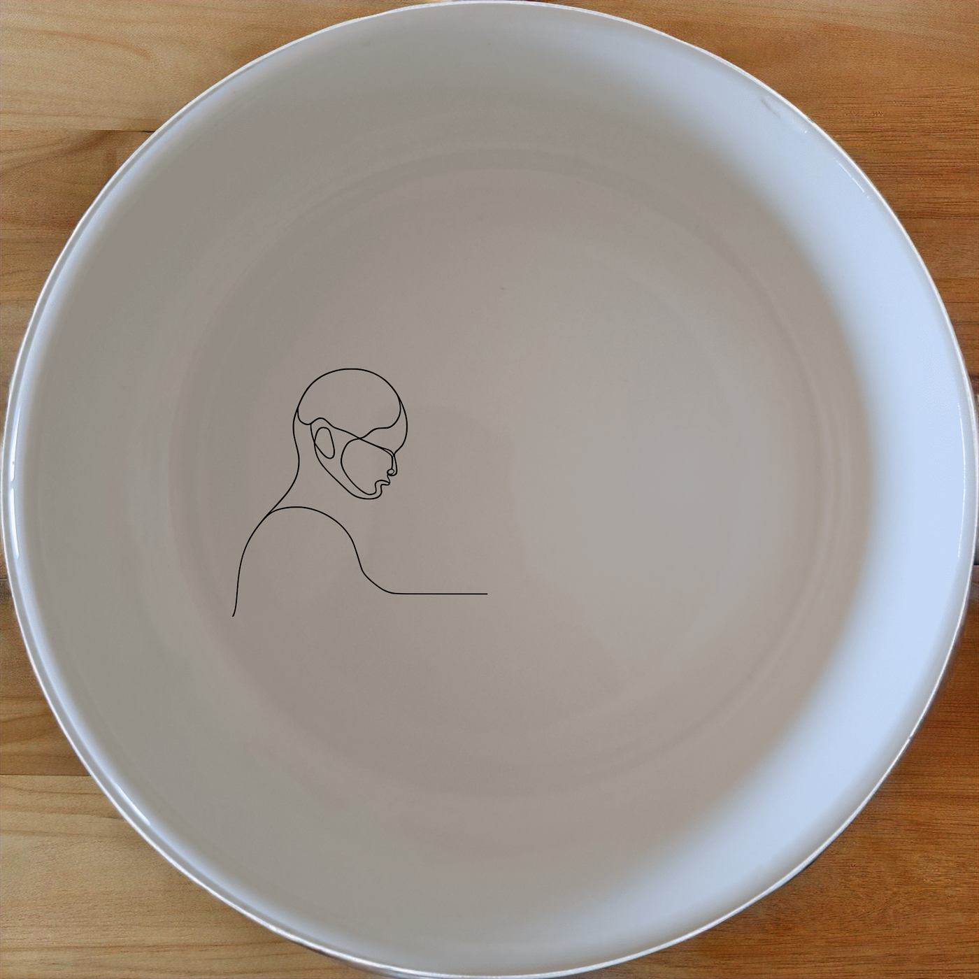 Abstract Human Soul Bowl Set of 4 - Range 4 offers a unique and artistic design perfect for modern kitchens. Crafted from premium ceramic, these bowls are both functional and stylish, ideal for everyday use or special occasions.