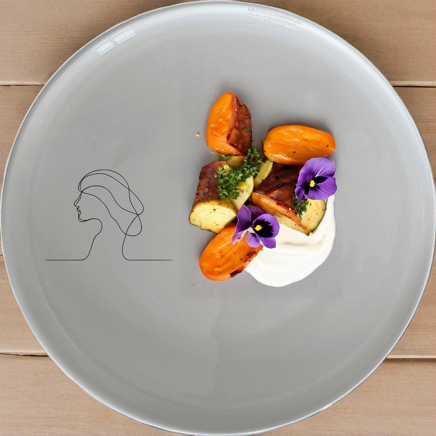 The Abstract Human Soul Dinner Set of 12 combines modern design with timeless elegance, perfect for any dining occasion.