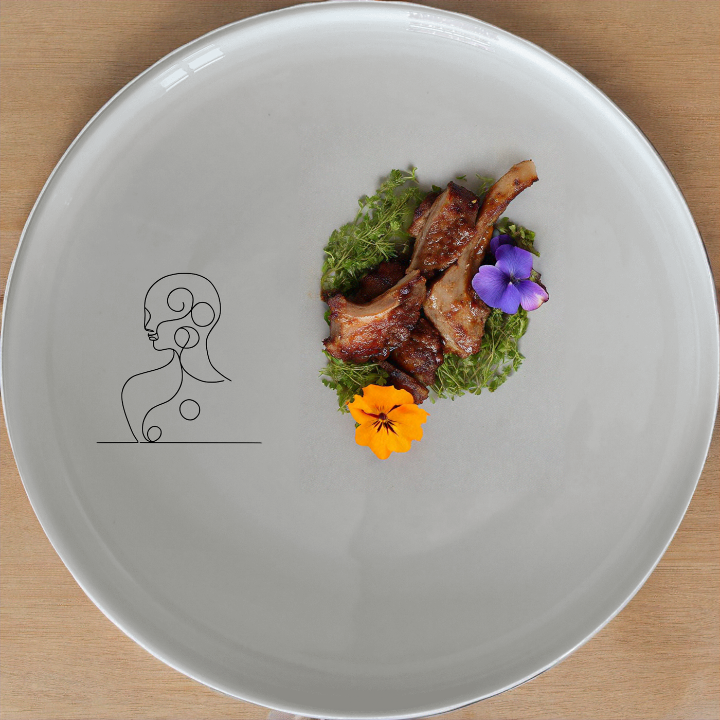 Abstract Human Soul Dinner Plate Set of 4 - Range 2 is a modern and artistic dinnerware set that adds a touch of elegance to any dining table. This set of four plates features a unique abstract design that represents the human soul, making it a perfect choice for those who appreciate contemporary art and design.