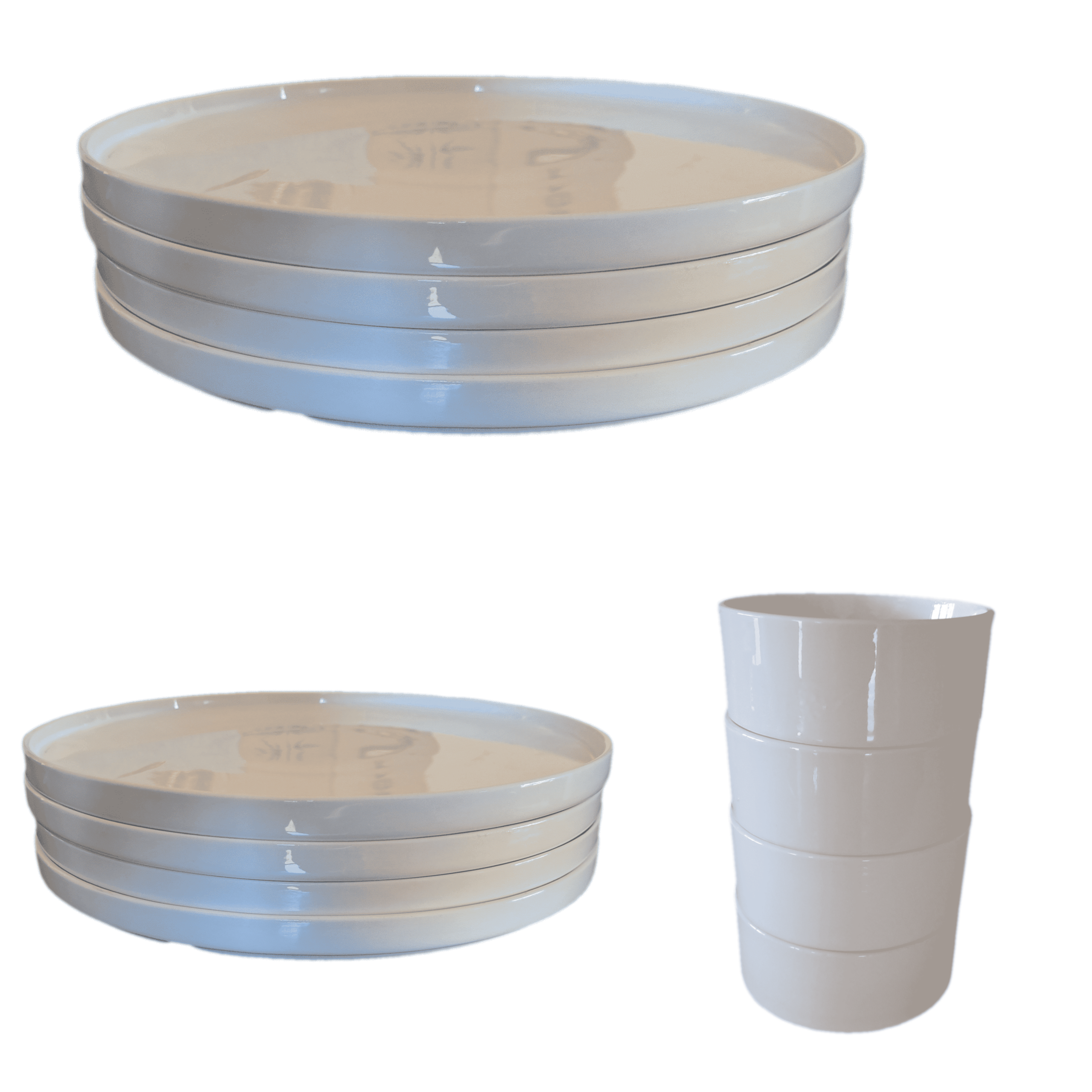 Caracal Ears Tufted Feline Dinnerware Set of 12 - Range 1 - Image 3