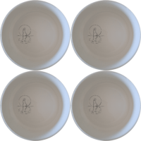 Reflections Water Moon Bowl Set of 4 - Range 4 is a stunning set of four 12cm bowls with a serene design, perfect for any dining occasion.