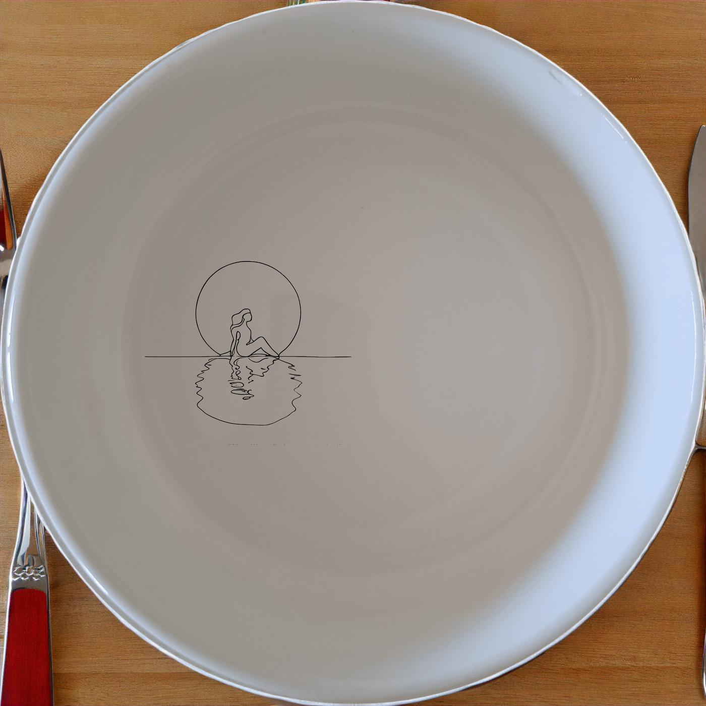 Reflections Water Moon Bowl Set of 4 - Range 2 offers a serene and artistic design perfect for any dining table. Crafted from premium ceramic, these bowls add a touch of elegance to your meals.