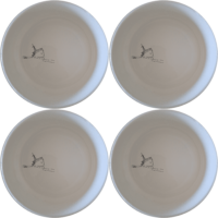 Shipwreck Bowl Set of 4 - Range 4 is a charming and artistic set of four 12cm bowls, perfect for adding a touch of nautical elegance to your dining experience.