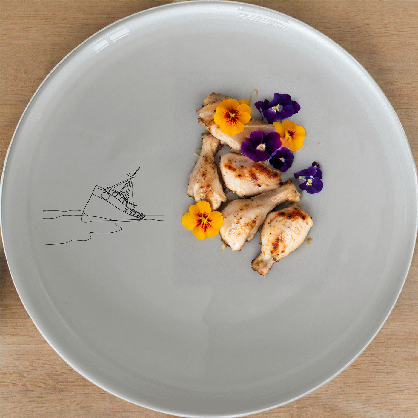 Discover the Shipwreck Deserted Beach Dinner Plate Set of 4 - Range 1, a captivating collection that brings artistic elegance to your dining table.