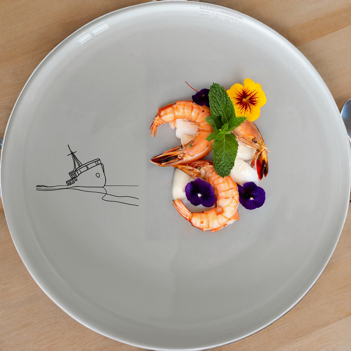 Wreck Beach Side Plate Set of 4 - Range 4 is a stylish and versatile addition to any dining table, perfect for casual or formal meals.