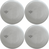 Staring Buffalo Side Plate Set of 4 - Range 1 is a stylish and modern addition to any dining table. Crafted from high-quality ceramic, these plates feature a sleek white finish and a subtle buffalo design, perfect for everyday use or special occasions.