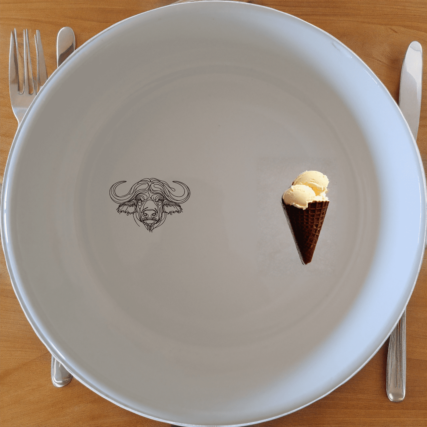 Staring Buffalo Ceramic Bowl Set of 4 - Range 1 is a stylish and practical addition to any kitchen, perfect for everyday use or special occasions.