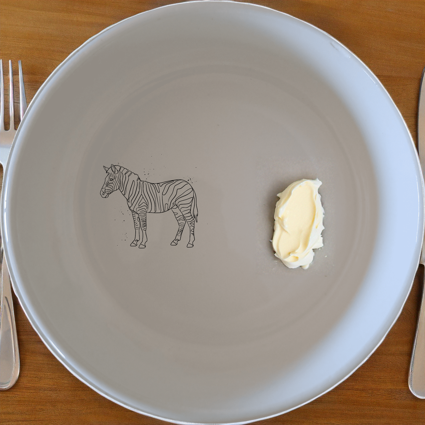 Zebra Line Art Bowl Set of 4 - Range 1 is a stylish and modern addition to your kitchen, featuring elegant zebra line art designs.