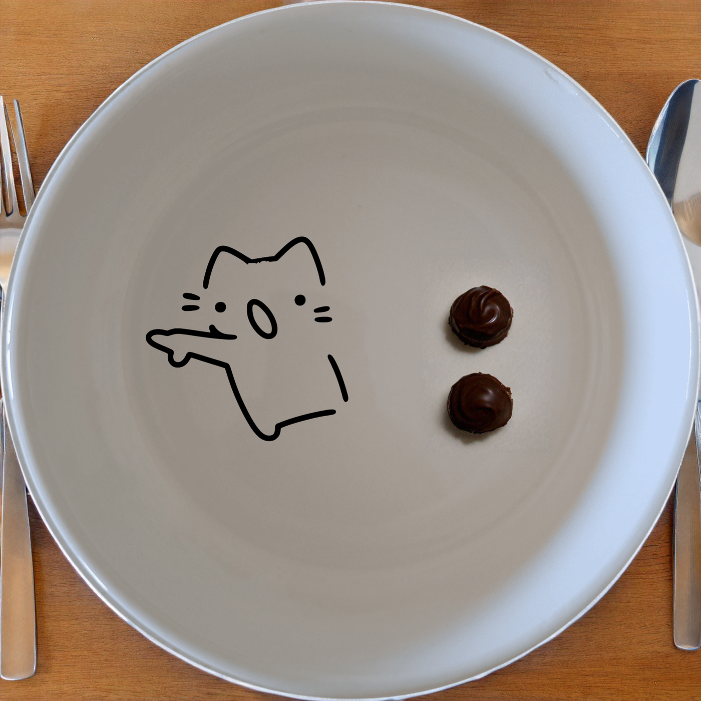 The Wojak Cat Meme Bowl Set of 4 - Range 1 features playful cartoon characters, perfect for adding a fun touch to your dining experience. Each bowl is crafted from high-quality ceramic for durability and style.