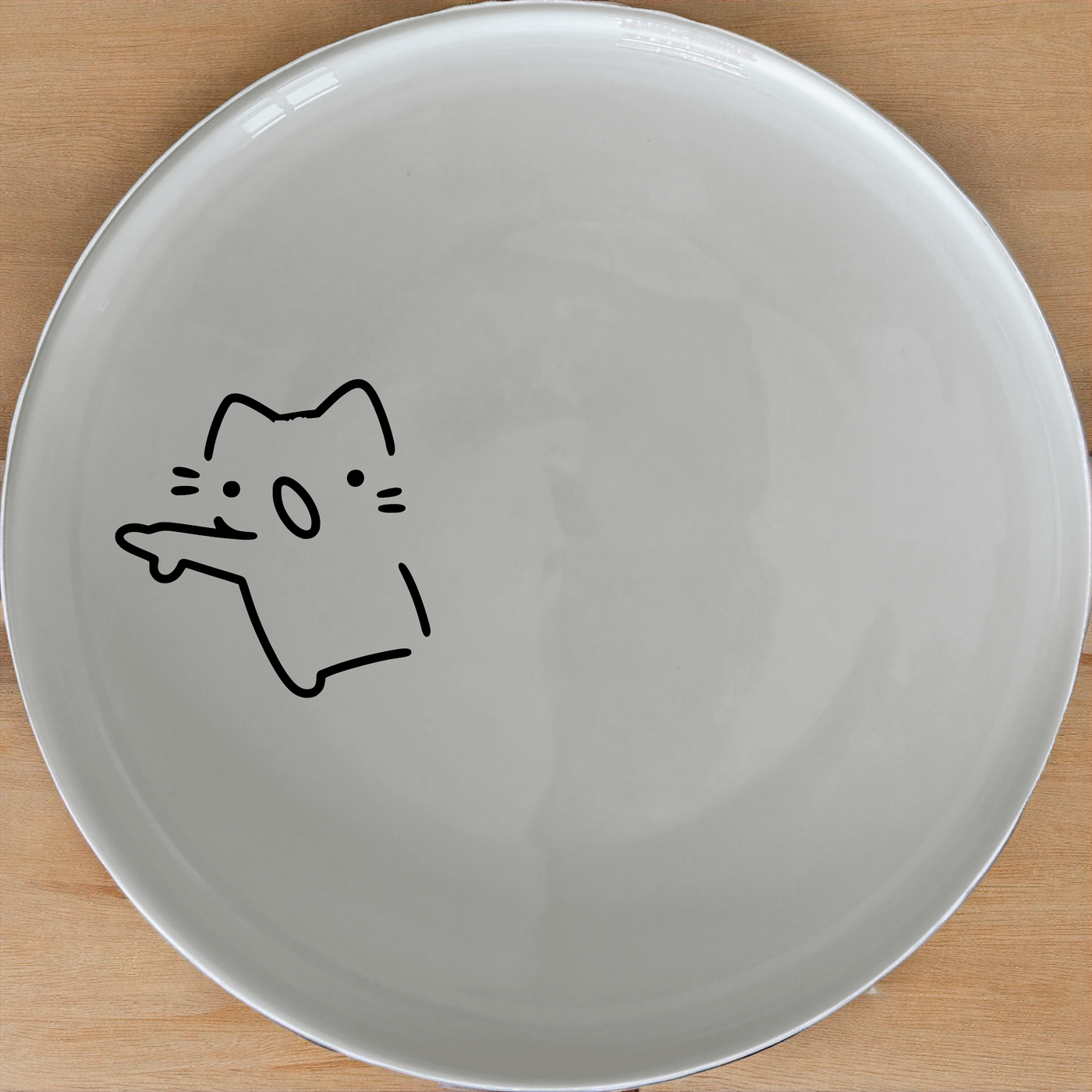 Wojak Cat Meme Side Plate Set of 4 - Range 1 is a charming and playful addition to your dining collection. Perfect for adding a touch of humor to everyday meals.