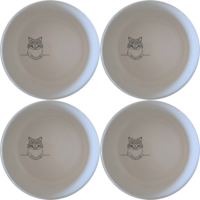 Alice Wonderland Cheshire Cat Bowl Set of 4 - Range 1 is a charming and whimsical addition to your kitchen, perfect for adding a touch of magic to your meals.