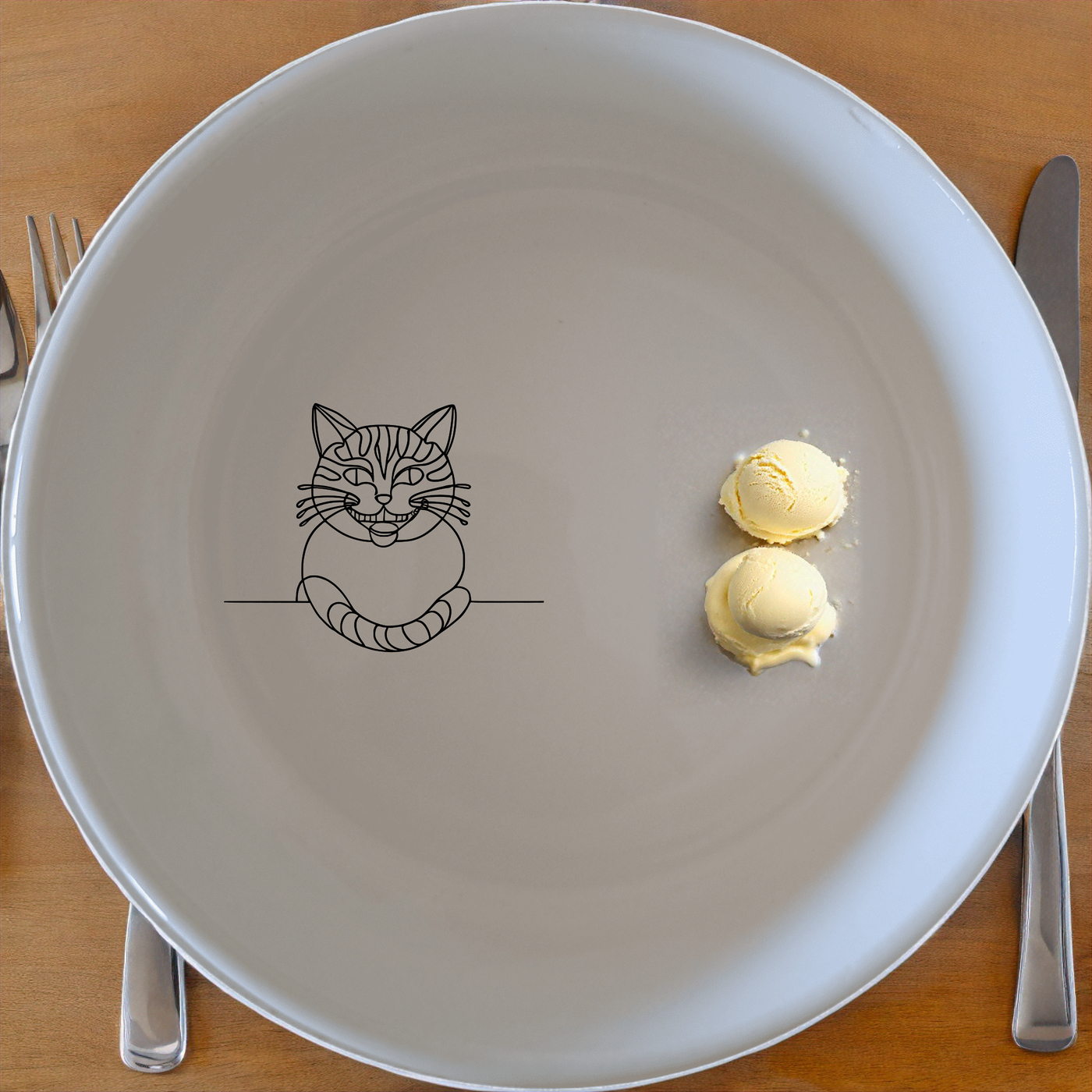 Alice Wonderland Cheshire Cat Bowl Set of 4 - Range 1 is a charming and whimsical addition to your kitchen, perfect for adding a touch of magic to your meals.